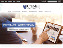Tablet Screenshot of crandallu.ca